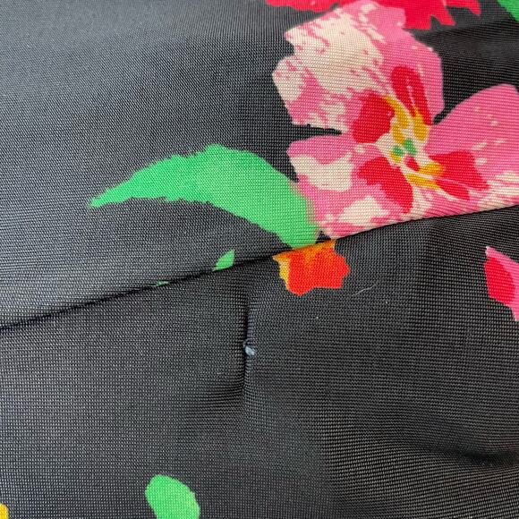 Cabi Black Floral Drama Wrap Skirt #5700 Small - Picture 9 of 12